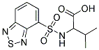 4-[[(1-CARBOXY-2-METHYLPROPYL)AMINO]SULFONYL]-2,1,3-BENZOTHIADIAZOL Struktur