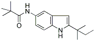 N-[2-(1,1-DIMETHYLPROPYL)-1H-INDOL-5-YL]-2,2-DIMETHYLPROPANAMIDE Struktur