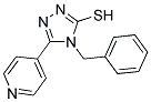 4-BENZYL-5-PYRIDIN-4-YL-4H-1,2,4-TRIAZOLE-3-THIOL Struktur