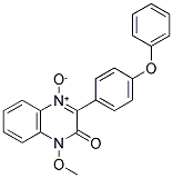 1-METHOXY-3-(4-PHENOXYPHENYL)QUINOXALIN-2(1H)-ONE 4-OXIDE Struktur