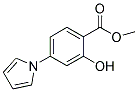 METHYL 2-HYDROXY-4-(1H-PYRROL-1-YL)BENZENECARBOXYLATE Struktur