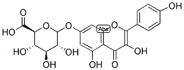 3-HYDROXYAPIGENIN-7-O-GLUCURONIDE Struktur