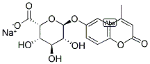 4-METHYLUMBELLIFERYL A-L-IDOPYRANOSIDURONIC ACID, SODIUM SALT Struktur