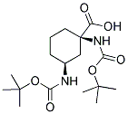 BOC-CIS-1,3-AMINO-1-CYCLOHEXANE CARBOXYLIC ACID Struktur