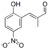 (2E)-3-(2-HYDROXY-5-NITROPHENYL)-2-METHYLACRYLALDEHYDE Struktur