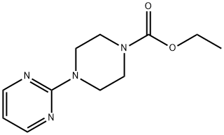 ETHYL 4-(2-PYRIMIDINYL)TETRAHYDRO-1(2H)-PYRAZINECARBOXYLATE Struktur