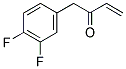 1-(3,4-DIFLUORO-PHENYL)-BUT-3-EN-2-ONE Struktur