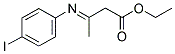 ETHYL 3-(4-IODOPHENYL)IMINOBUTYRATE Struktur