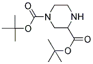 N-4-BOC-2-PIPERAZINECARBOXYLIC ACID TERT-BUTYL ESTER Struktur