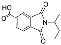 2-SEC-BUTYL-1,3-DIOXO-2,3-DIHYDRO-1 H-ISOINDOLE-5-CARBOXYLIC ACID Struktur