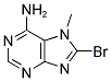 8-BROMO-7-METHYL-7H-PURIN-6-AMINE Struktur