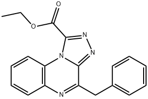 ETHYL 4-BENZYL[1,2,4]TRIAZOLO[4,3-A]QUINOXALINE-1-CARBOXYLATE Struktur