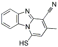 1-MERCAPTO-3-METHYL-BENZO[4,5]IMIDAZO[1,2-A]PYRIDINE-4-CARBONITRILE Struktur