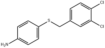 4-(3,4-DICHLOROBENZYLTHIO)ANILINE Struktur