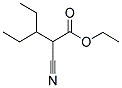 ETHYL 2-CYANO-3-ETHYLPENTANOATE Struktur