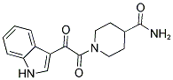 1-(2-INDOL-3-YL-2-OXOACETYL)PIPERIDINE-4-CARBOXAMIDE Struktur