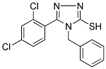 4-BENZYL-5-(2,4-DICHLOROPHENYL)-4H-1,2,4-TRIAZOLE-3-THIOL Struktur