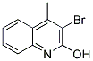 3-BROMO-4-METHYLQUINOLIN-2-OL Struktur