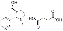 rac-trans-3'-Hydroxymethylnicotine hemisuccinate Struktur