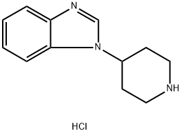 1-(PIPERIDIN-4-YL)-1H-BENZO[D]IMIDAZOLE HYDROCHLORIDE Struktur