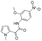 N-(2-METHOXY-4-NITROPHENYL)-2-(1-METHYL-1H-PYRROL-2-YL)-2-OXOACETAMIDE Struktur