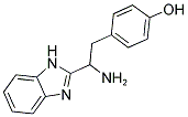 4-[2-AMINO-2-(1H-BENZIMIDAZOL-2-YL)ETHYL]PHENOL Struktur