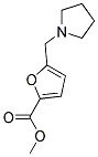 METHYL 5-(1-PYRROLIDINYLMETHYL)-2-FUROATE Struktur