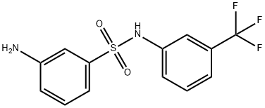 3-AMINO-N-(3-TRIFLUOROMETHYL-PHENYL)-BENZENESULFONAMIDE Struktur