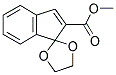 2-CARBOMETHOXY-1-INDENONE ETHYLENE KETAL Struktur