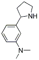 N,N-DIMETHYL-3-(2-PYRROLIDINYL)ANILINE Struktur