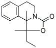 1-ETHYL-1,10B-DIMETHYL-1,5,6,10B-TETRAHYDRO[1,3]OXAZOLO[4,3-A]ISOQUINOLIN-3-ONE Struktur