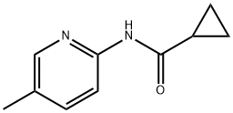 N-(5-METHYL-2-PYRIDINYL)CYCLOPROPANECARBOXAMIDE Struktur