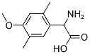 AMINO-(2,5-DIMETHYL-4-METHOXY-PHENYL)-ACETIC ACID Struktur