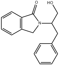 2-(1-BENZYL-2-HYDROXYETHYL)-1-ISOINDOLINONE Struktur