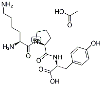 H-LYS-PRO-TYR-OH ACETATE SALT Struktur