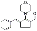 3-BENZYLIDENE-2-MORPHOLIN-4-YL-CYCLOPENT-1-ENECARBALDEHYDE Struktur