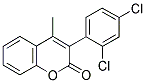 3(2',4'-DICHLOROPHENYL)-4-METHYLCOUMARIN Struktur