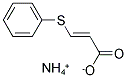 AMMONIUM, 3-PHENYLSULFANYL-ACRYLATE Struktur