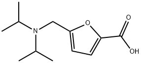 5-[(DIISOPROPYLAMINO)-METHYL]-FURAN-2-CARBOXYLIC ACID Struktur