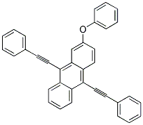 9,10-BIS(PHENYLETHYNYL)-2-PHENOXYANTHRACENE Struktur