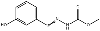 METHYL 2-[(Z)-(3-HYDROXYPHENYL)METHYLIDENE]-1-HYDRAZINECARBOXYLATE Struktur