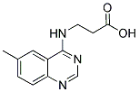 3-(6-METHYL-QUINAZOLIN-4-YLAMINO)-PROPIONIC ACID Struktur