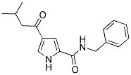 N-BENZYL-4-(3-METHYLBUTANOYL)-1H-PYRROLE-2-CARBOXAMIDE Struktur