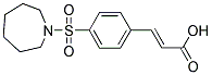 3-[4-(AZEPANE-1-SULFONYL)-PHENYL]-ACRYLIC ACID Struktur