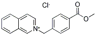 2-[4-(METHOXYCARBONYL)BENZYL]ISOQUINOLINIUM CHLORIDE Struktur