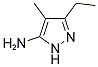 5-ETHYL-4-METHYL-2H-PYRAZOL-3-YLAMINE Struktur