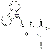 FMOC-L-2-AMINO-4-CYANOBUTYRIC ACID Struktur