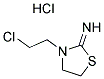 3-(2-CHLOROETHYL)-1,3-THIAZOLIDIN-2-IMINE HYDROCHLORIDE Struktur