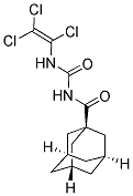 N-(1-ADAMANTYLCARBONYL)-N'-(1,2,2-TRICHLOROVINYL)UREA Struktur