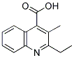 2-ETHYL-3-METHYL-QUINOLINE-4-CARBOXYLIC ACID Struktur